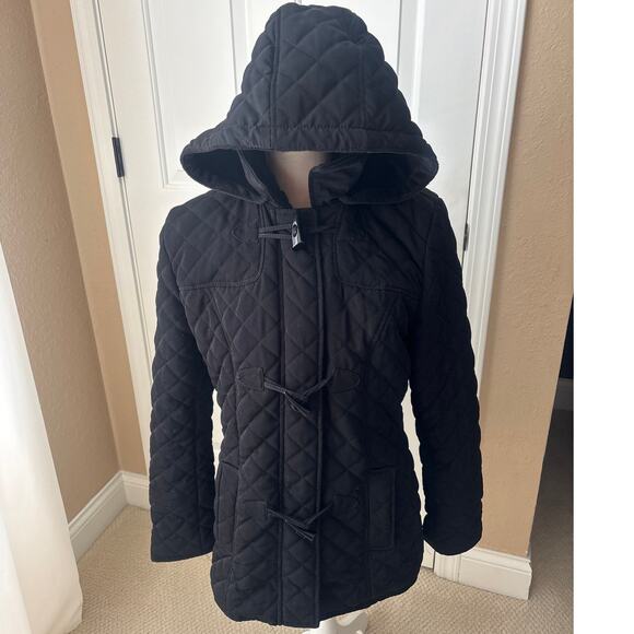 ESPIRIT Quilted  Full Zip with Unique Bear Claw Accent ToggleJacket Size L - Picture 3 of 8